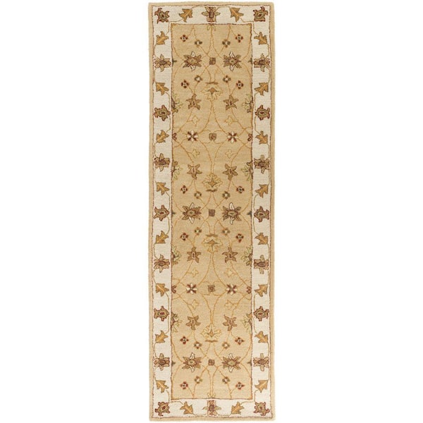 Artistic Weavers Middleton Hattie Beige 2 ft. x 12 ft. Indoor Runner Rug