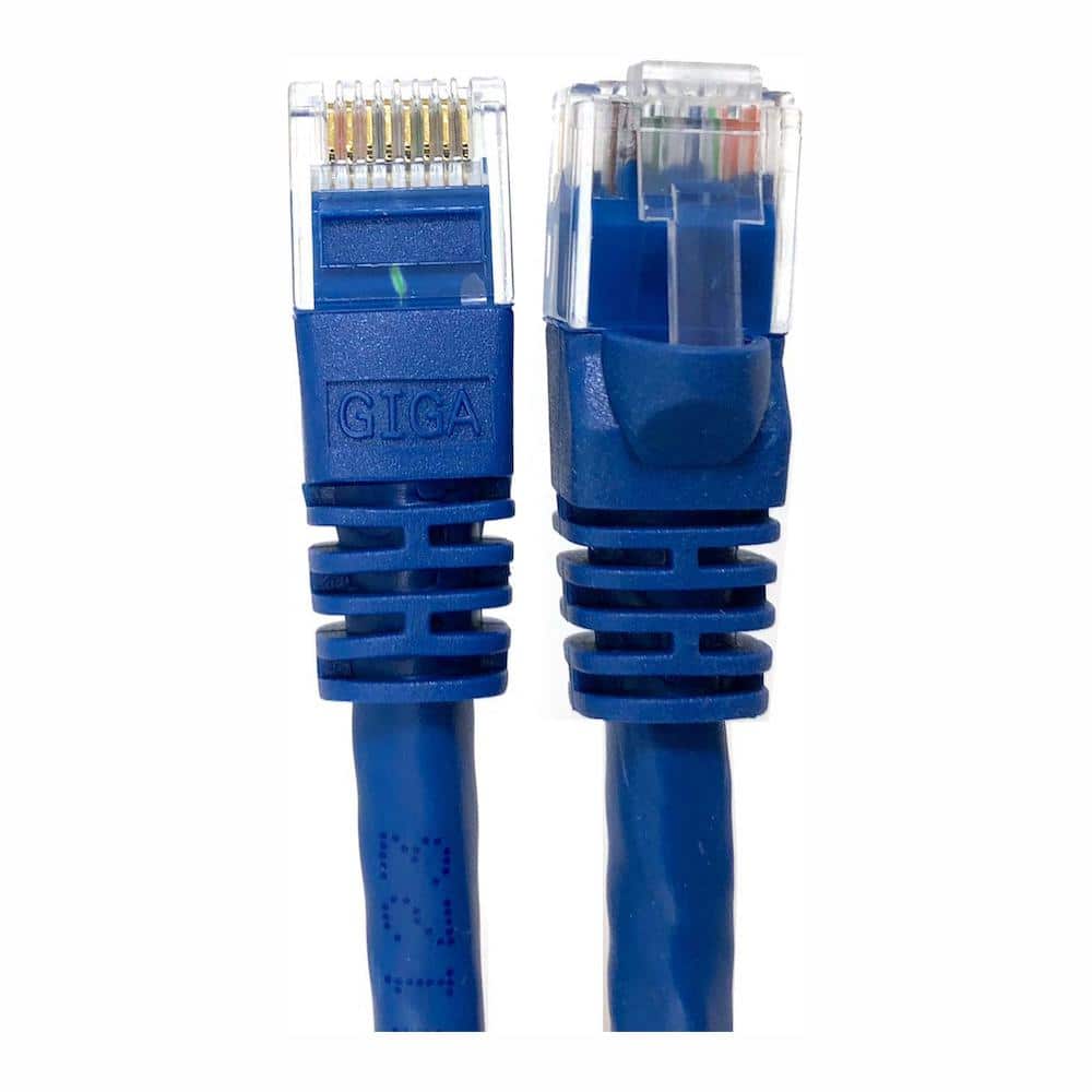 cm RJ45 Computer & Networking Patch Cord PVC Jacket CablesAndKits - 10 Pack CAT6 Snagless Boot 20ft Blue UTP Ethernet Cable Pure Copper 