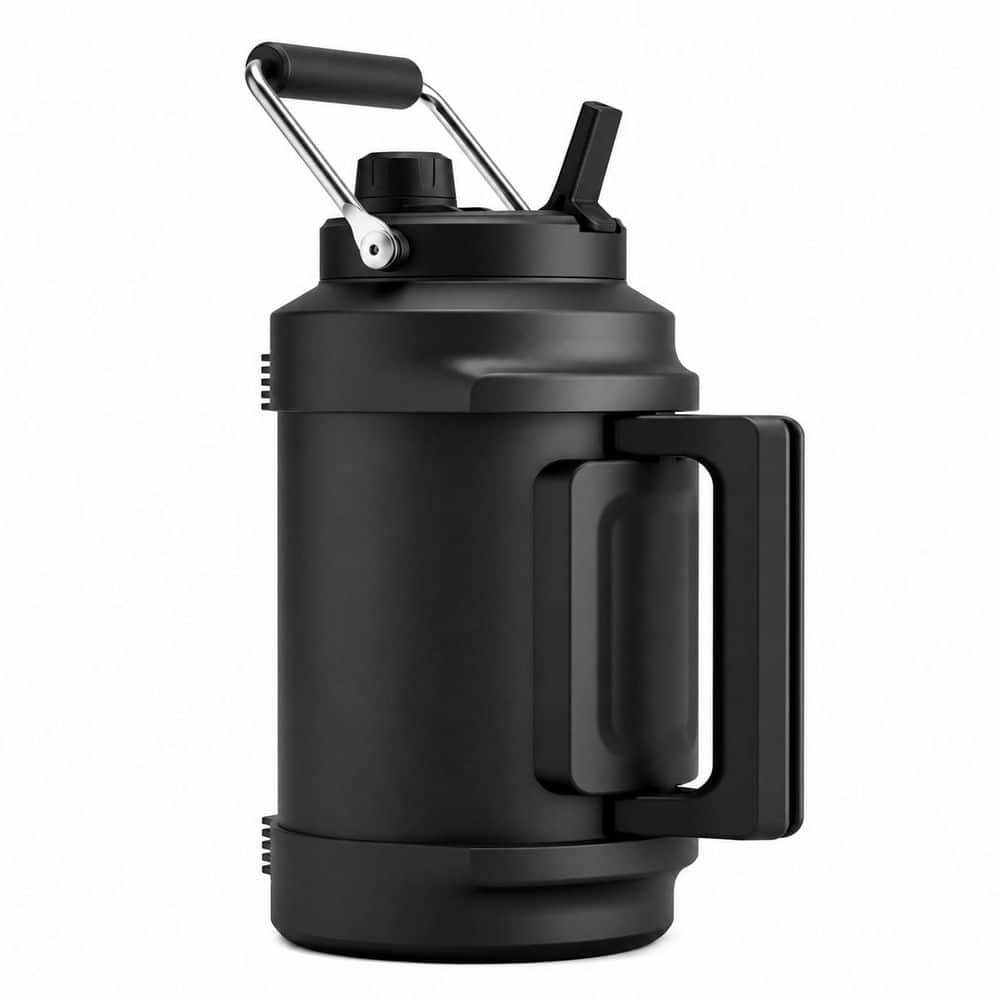 128 oz Night Black Stainless Steel Triple Wall Insulated Water Bottle Cold 48 Hrs Leak Proof with 2-in-1 Lid price history on PriceWatchPro