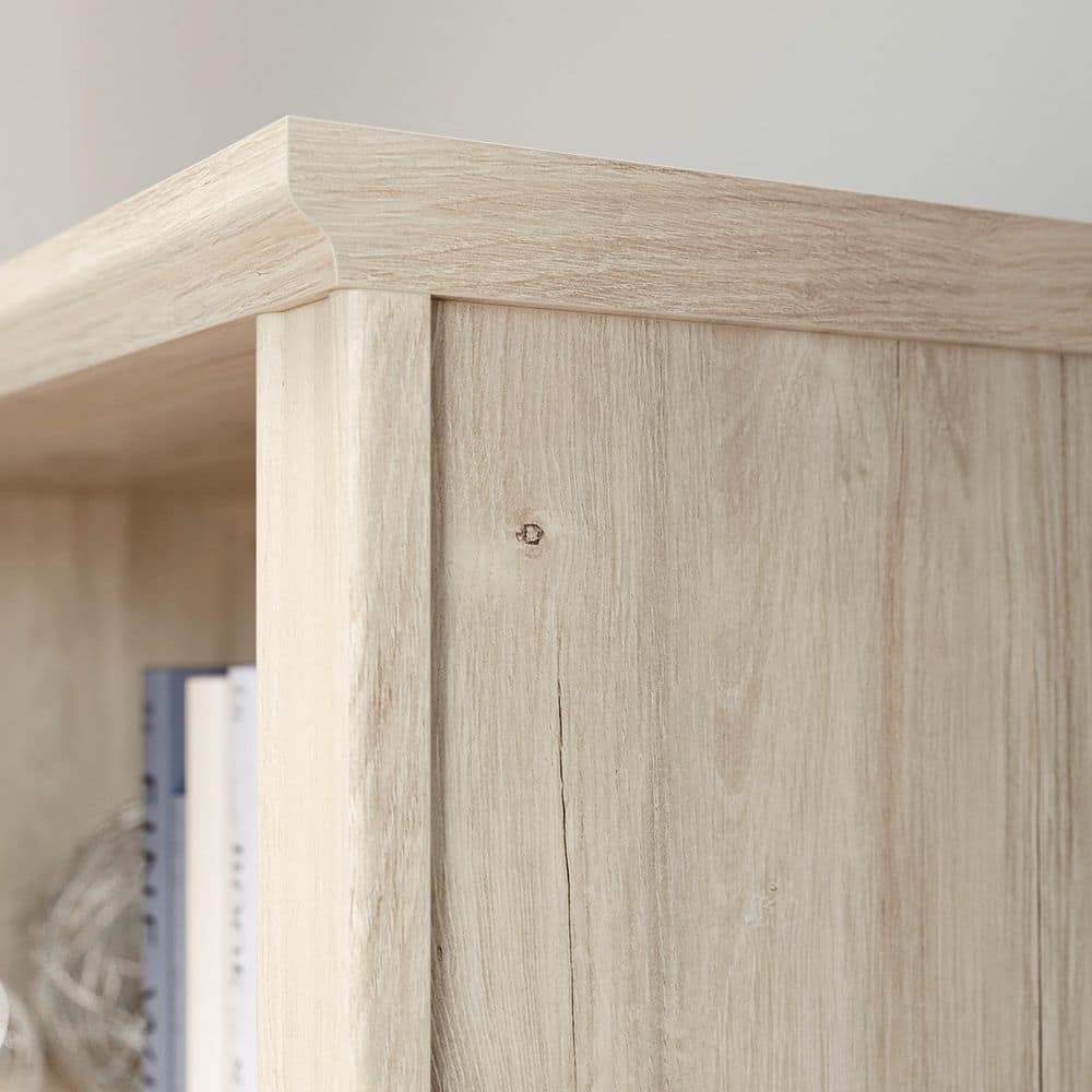 Chalk Oak 2-Shelf Library Hutch for Cabinets