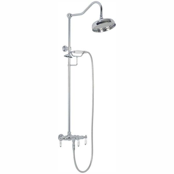 Elizabethan Classics 1-Spray Hand Shower and Showerhead Combo Kit in Oil Rubbed Bronze (Valve Included)