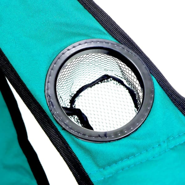 Loveseat Style Double Camp Chair with Steel Frame (Teal)