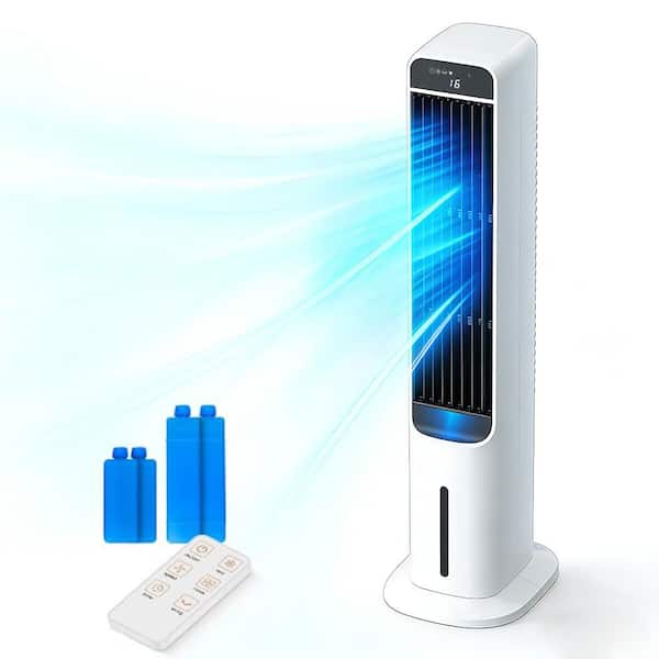 3-in-1 Evaporative Air Cooler, 120° Oscillation, 12H Timer, 3 Speeds, Portable Indoor Swamp Cooler