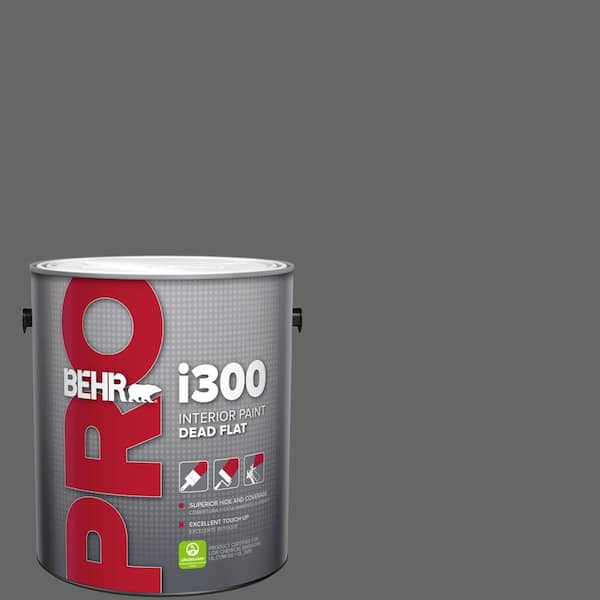BEHR PRO 1 gal. #PPU25-02 Black Locust Dead Flat Interior Paint