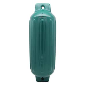 10 in. x 30 in. BoatTector Inflatable Fender in Forest Green