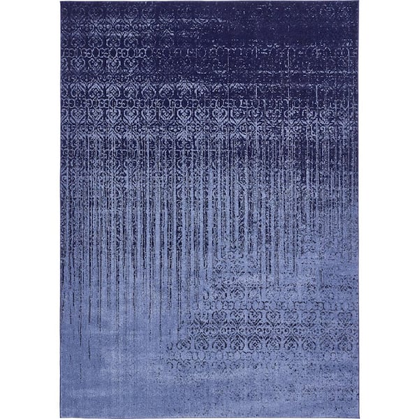 Unique Loom Del Mar Jennifer Blue 8' 0 x 11' 0 Area Rug