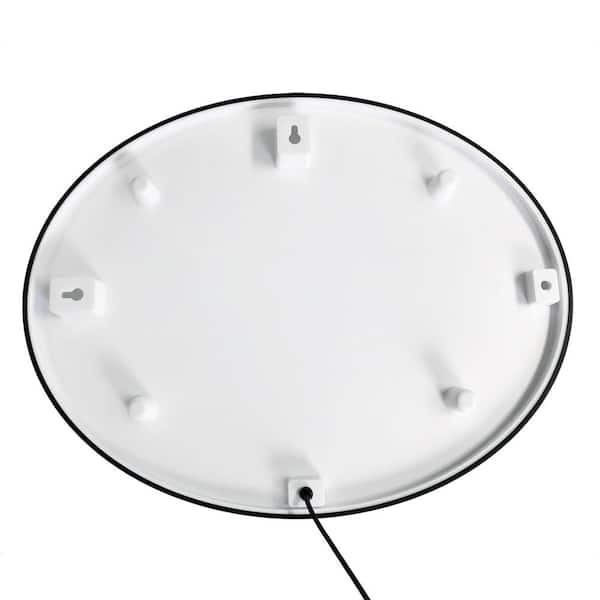 The Fan-Brand Louisville Cardinals: Round Slimline Lighted Wall Sign 18 in.  L x 18 in. W x 2.5 in. D NCLOUS-130-01 - The Home Depot