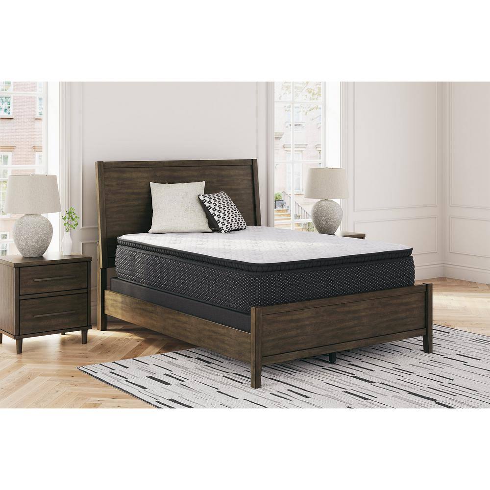 Full Size White Pillowtop Innerspring Mattress