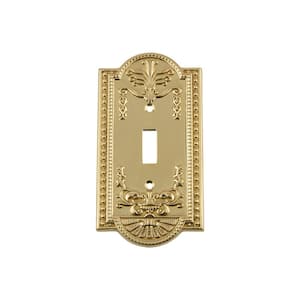 brushed brass switch plates