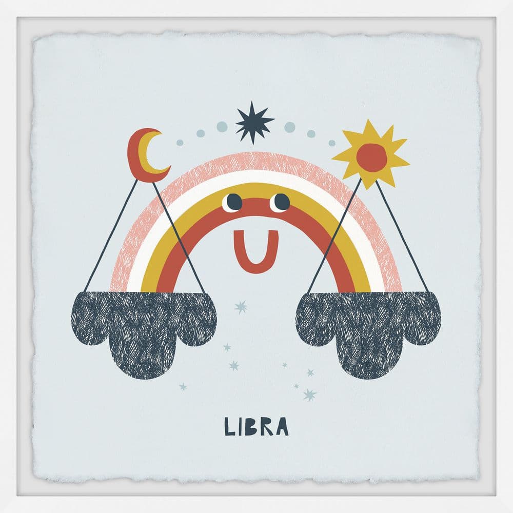 Libra by Marmont Hill Framed Astronomy Art Print 32 in. x 32 in.