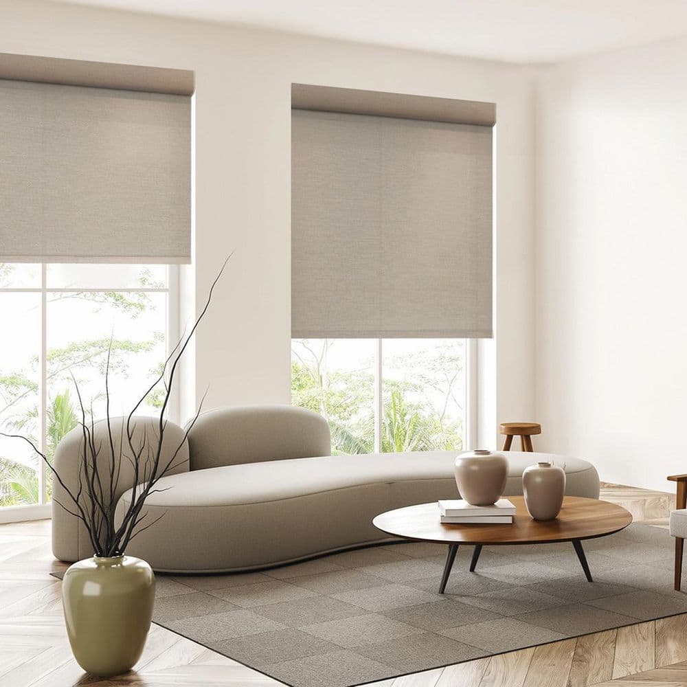TruQuiet™ Motorized Roller Shade with RevitaEZ™ in Light Filtering or Room Darkening Fabric, Custom product image for price tracking