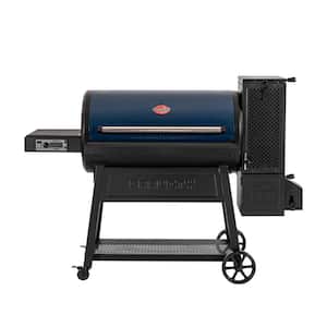 Gravity Fed 980 Wi-Fi Charcoal Grill and Smoker in Blue