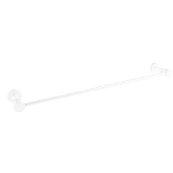 Allied Brass Foxtrot 18 in. Towel Bar in Matte White