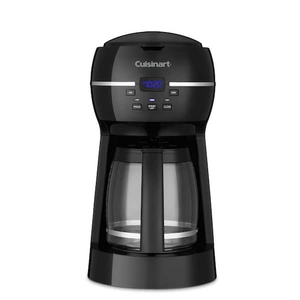 Cuisinart Programmable 12-Cup Black Coffee Maker with Glass Carafe
