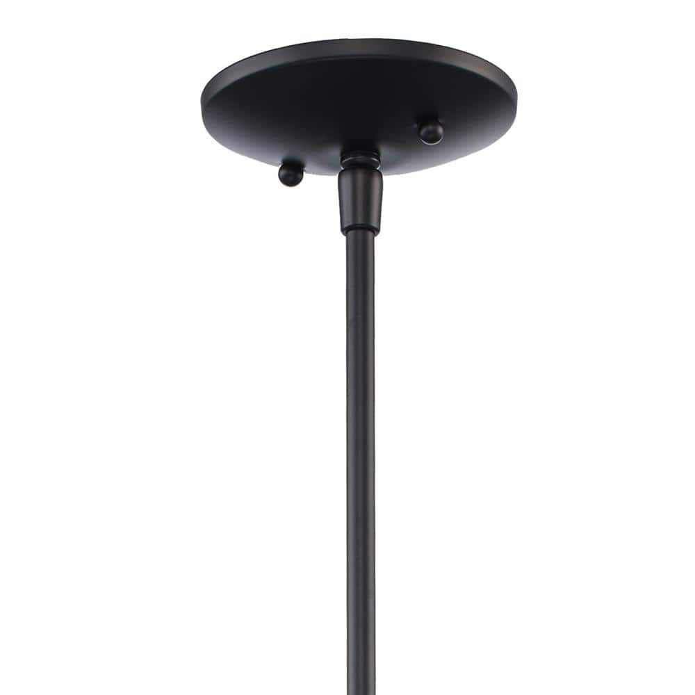 Wilhelm 16-inch Black Metal Dome Farmhouse Pendant Light
