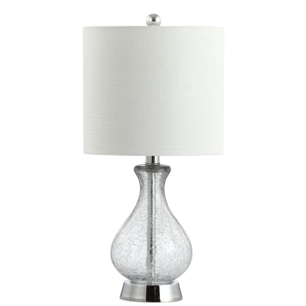 JONATHAN Y Augustine 26 in. Smoked Gray Glass Table Lamp JYL4003A - The  Home Depot