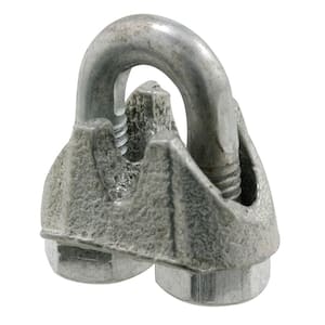 1/16 in. Galvanized Cable Clamp (2-pack)