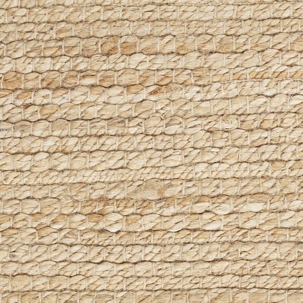 3 ft. x 5 ft. Natural Jute Flatweave Handmade Area Rug