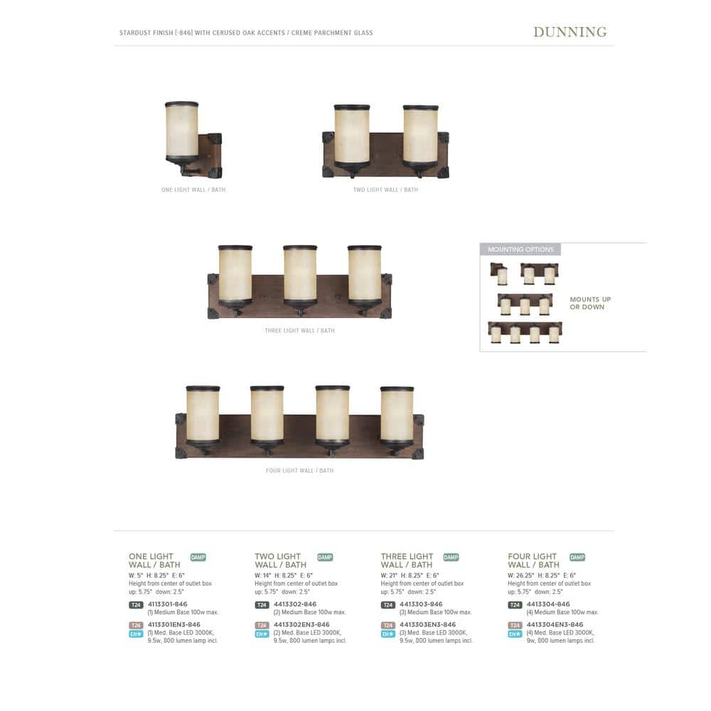 Stardust Brown Cylinder Vanity Light with Creme Parchment Shade