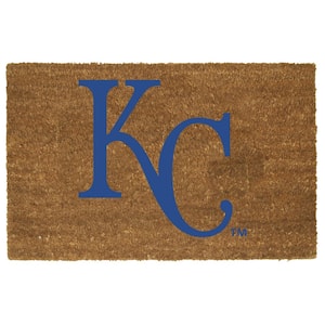 Kansas City Royals 19.5 in. x 29.5 in. Coir Fiber Colored Logo Door Mat