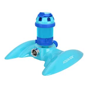 6-Pattern Turbo Drive 360-Degree Sprinkler with Customizable Coverage
