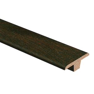Oak Coffee 3/8 in. Thick x 1-3/4 in. W x 94 in. L Hardwood Trim T-Molding