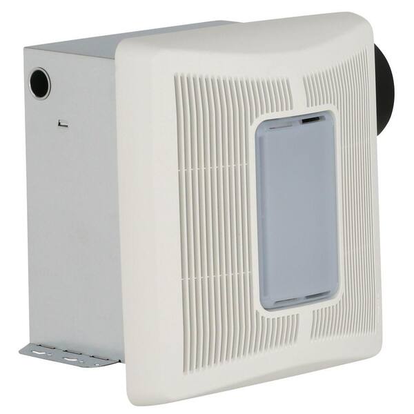 Broan-NuTone InVent Series 50 CFM Single Speed Ceiling Installation Bathroom Exhaust Fan with Light