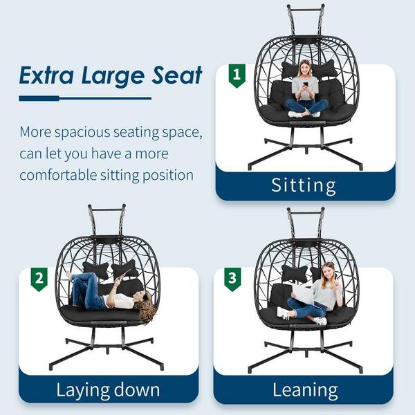 3 seater egg discount chair