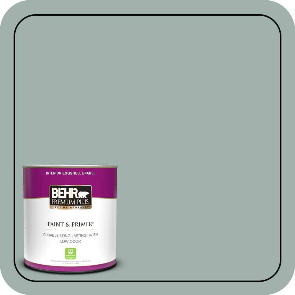 1 qt. #N430-3 Garden Vista Eggshell Enamel Low Odor Interior Paint & Primer price history on PriceWatchPro