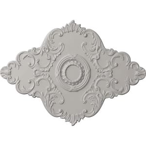 1-7/8 in. x 67-1/8 in. x 48-5/8 in. Polyurethane Piedmont Ceiling Medallion, Ultra Pure White