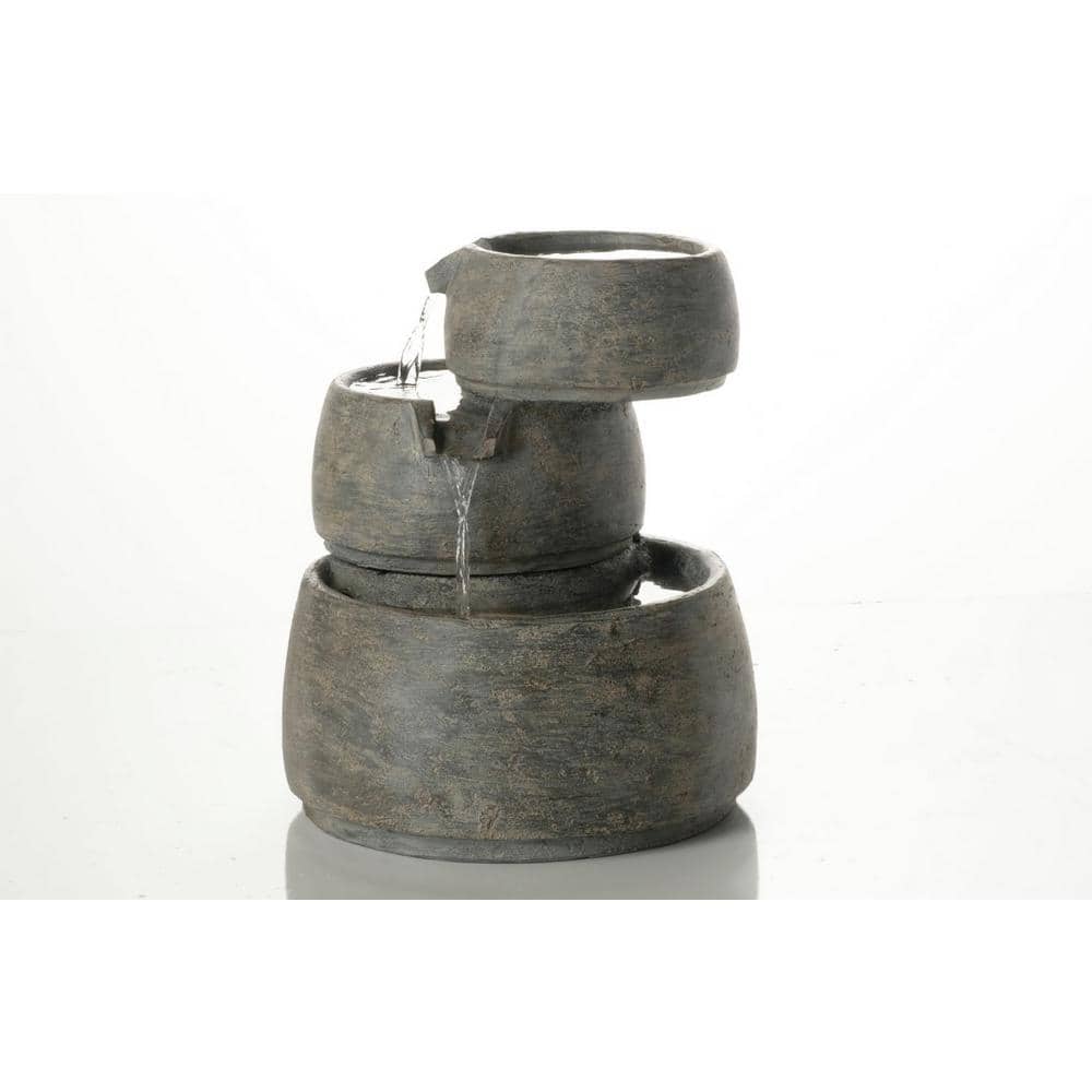 Gray Merano Resin Fountain with LED Light and Pump price history on PriceWatchPro