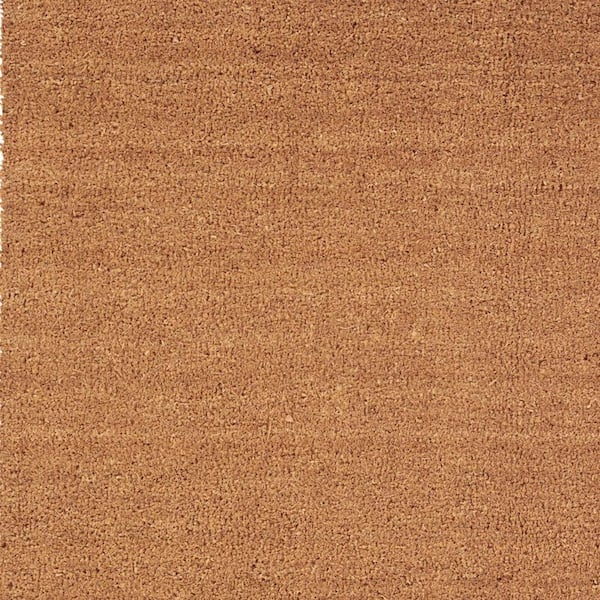 Brown 48 in. x 24 in. Coir Non-Slip Indoor/Outdoor Door Mat