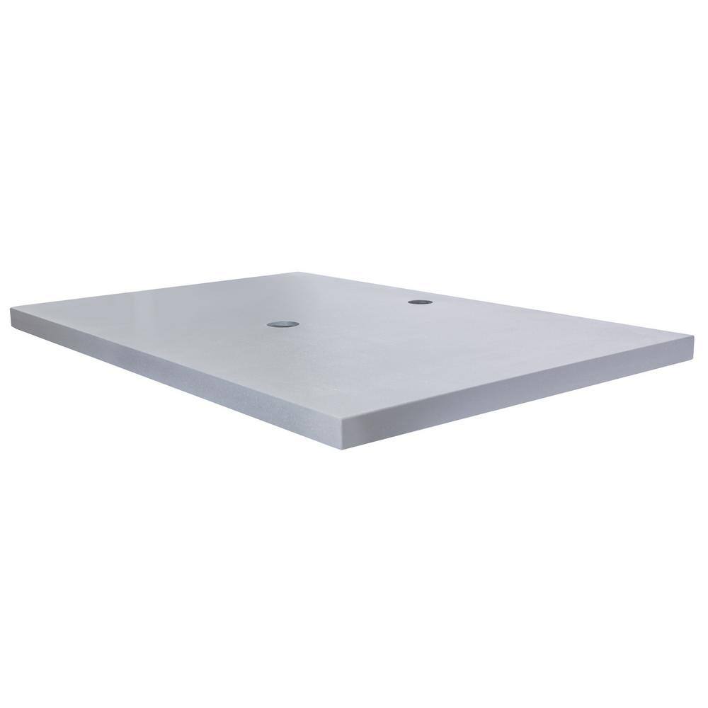 Eden Dark Gray Terrazzo 31'' Stone Vanity Top