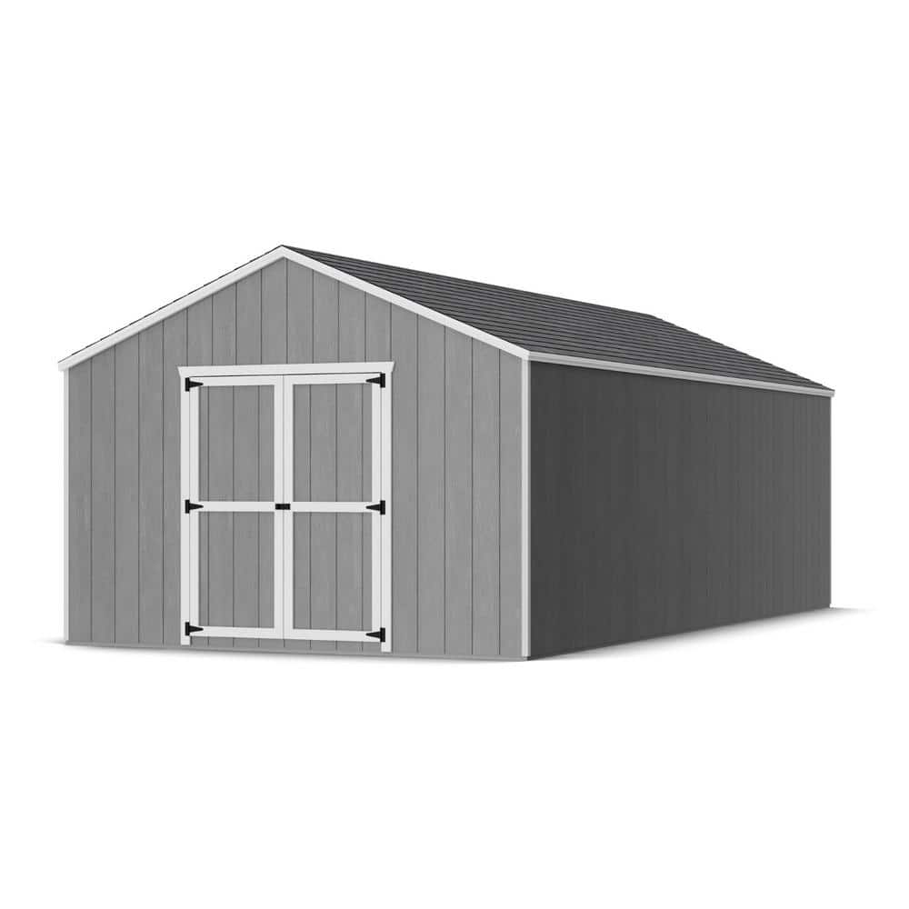 Value Gable 12 ft. x 24 ft. Outdoor Wood Storage Shed Precut Kit with Floor (288 sq. ft.) price history on PriceWatchPro