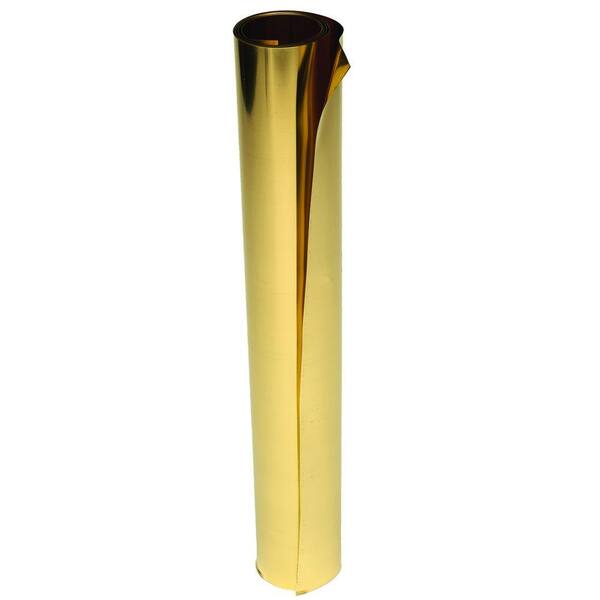 MD Hobby and Craft 12 in. x 30 in. Rolled Brass Sheet