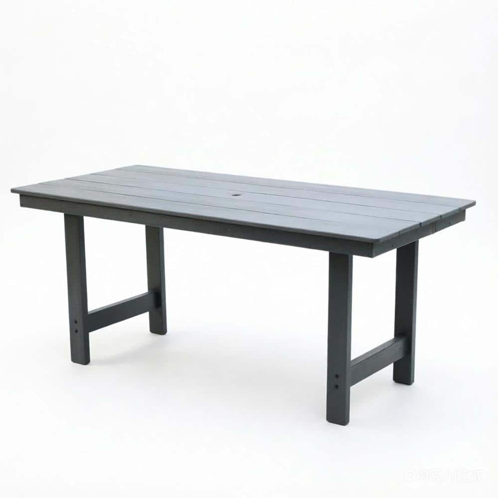 【新品】auvil テーブル black garden family table HDPE Patio Dining Family Table, coffee table, outdoor table for 4