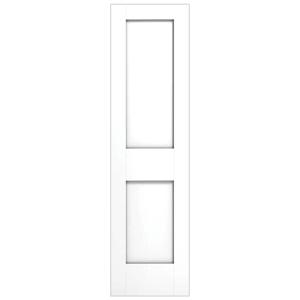 14 in. x 80 in. x 1-3/4 in. 2-Panel Flat Square Top Shaker Sticking Pre-Fit and Beveled Primed Wood Core Door Slab price history on PriceWatchPro