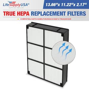 11.625 in. x 2.25 in. x 13.625 in. Replacement HEPA Filter to fit 04912 TrueAir Air Purifier Models 04160, 04161, 04150