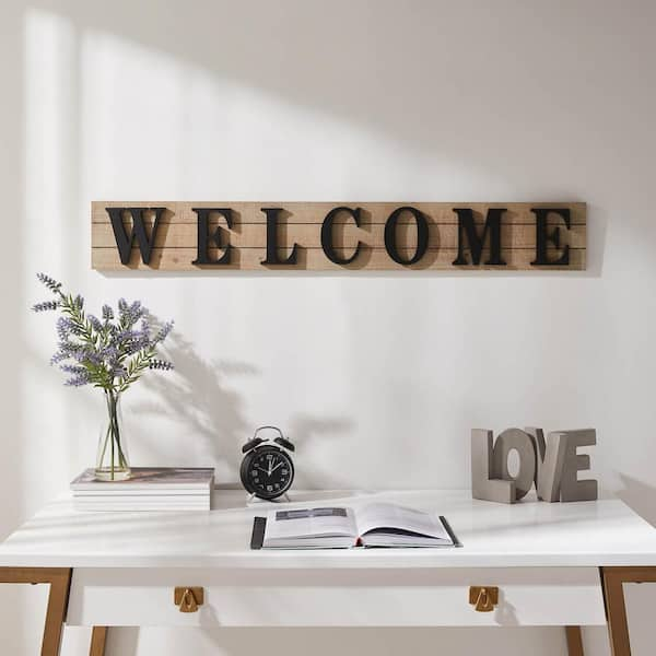 Bienvenidos a me casa Metal Sign Wall Decor for Home and 