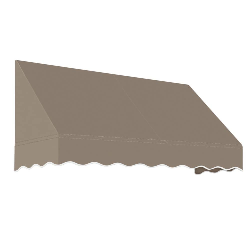 5.38 ft. San Francisco Acrylic Fabric Fixed Awning (64.5 in. W x 24 in. H x 42 in. D) in Taupe price history on PriceWatchPro