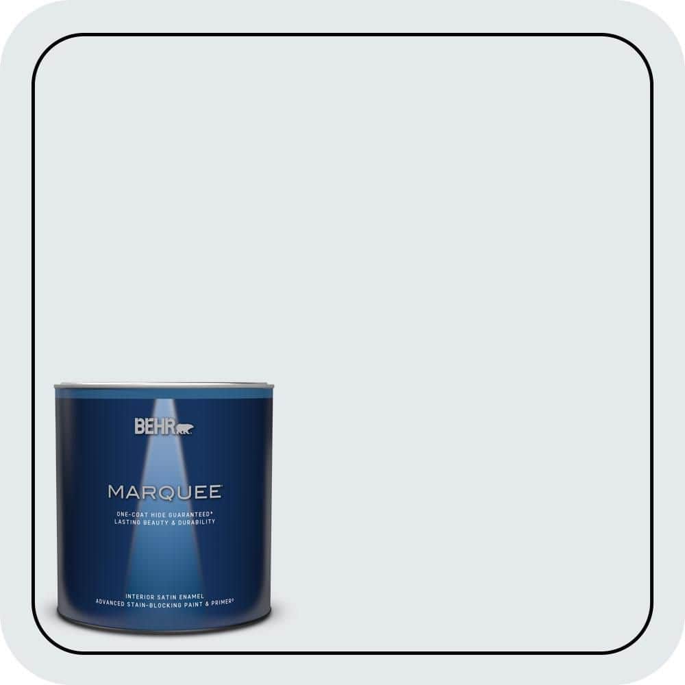 1 qt. #PPL-54 Snow Cloud Satin Enamel Interior Paint & Primer price history on PriceWatchPro
