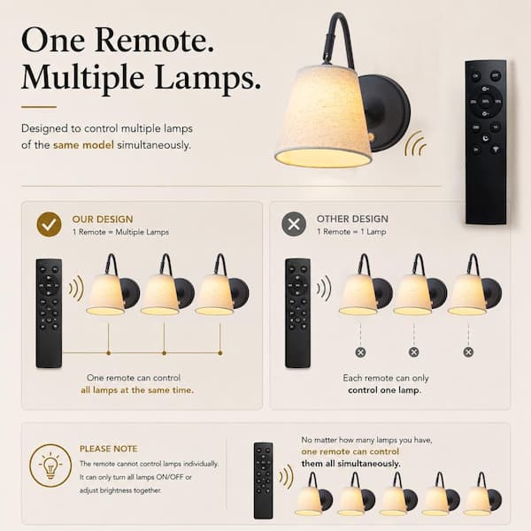 13" Dimmable Rechargeable Battery-Operated Picture Light – Remote Timer, 3 Color Modes, Rotatable Heads For Art & Mirror Accent