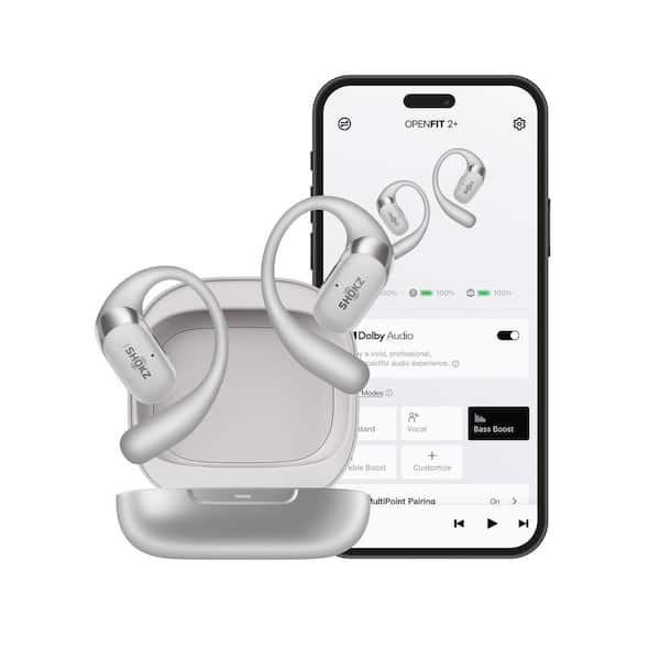 Shokz OpenFit 2+ グレー 右耳のみ Shokz OpenFit 2+ Open Ear True Wireless Bluetooth Earbuds Gray