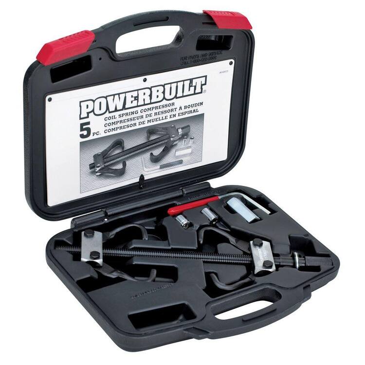 Powerbuilt 5 Piece Coil Spring Compressor Kit - 648603