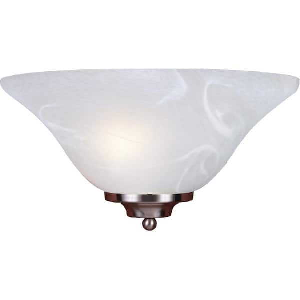 1-Light Brushed Nickel Interior Wall Sconce
