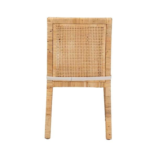 Bali Hardwood Timber 120cm Round Dining Table + 4 Coral Bay Rattan Dining  Chairs Whitewash (RRP $2599)