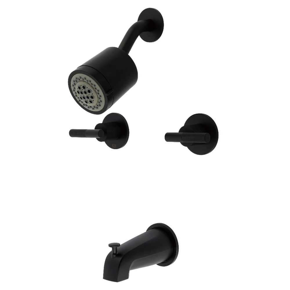 Convergent 2-Handle 2-Spray Tub and Shower Faucet 1.8 GPM in Matte Black price history on PriceWatchPro