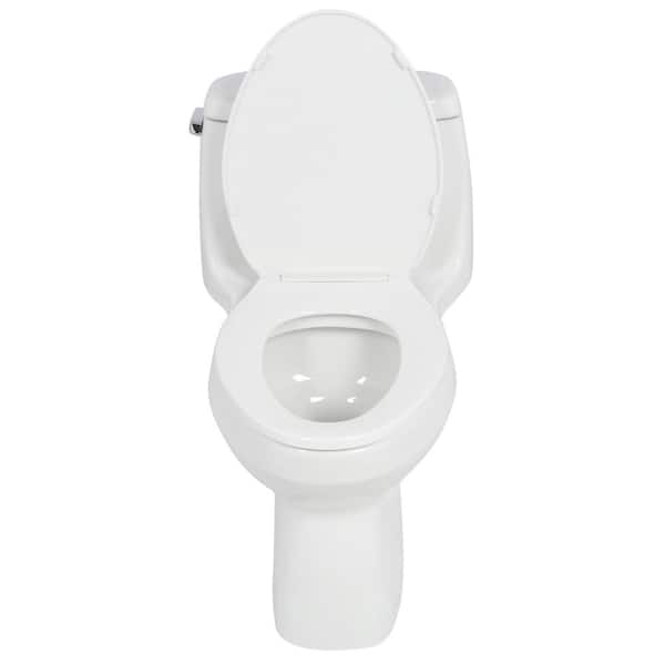 HOMLYLINK Toilet Bathroom Toilet Tall Toilets for Elderly Modern Toilet  Elongated Toilet High Toilets for Seniors Basement Toilet ADA Toilet Power