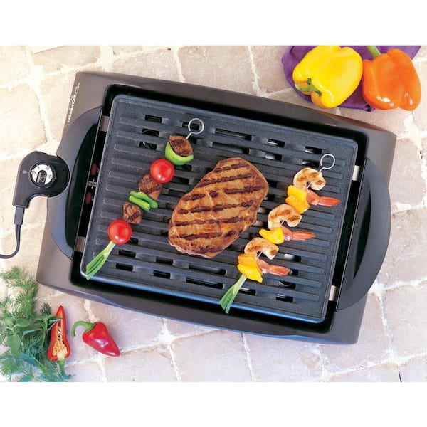 Top Notch Material: George Foreman 15 Serving Indoor/Outdoor Electric Grill