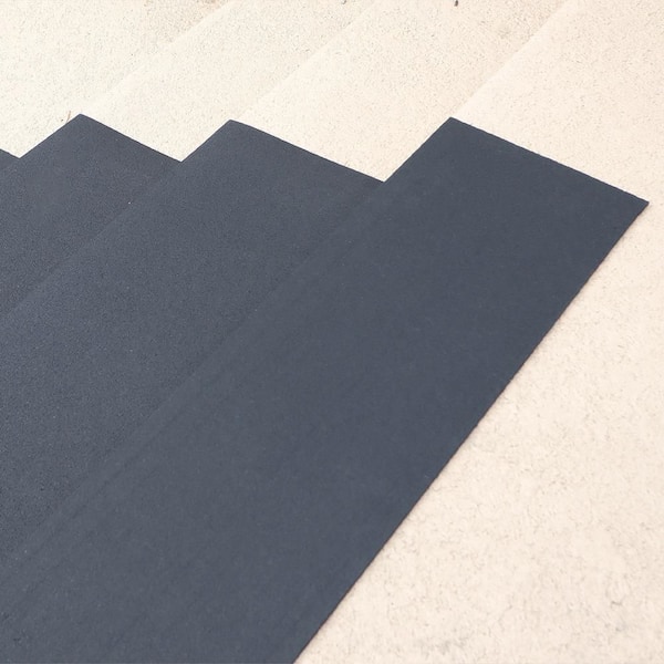 Rubber-Cal "Elephant Bark" Step Mats 5mm x 48" x 10" (6pack)- Stair Tread Cover